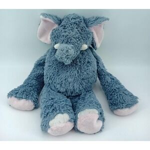 Vintage Ganz Heritage Blue Elephant Plush Stuffed Animal Primary Color VG